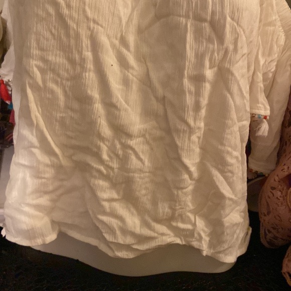 Peasant top size large with arm cuff or a cute one tube sleeve detached-able - Picture 10 of 13